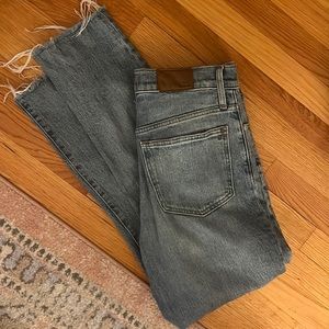 Madewell perfect vintage crop jeans